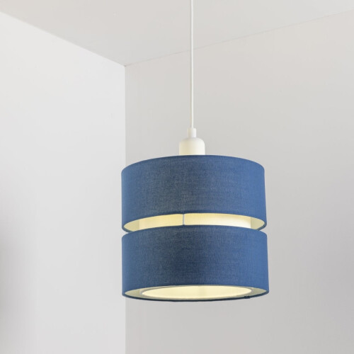 CGC Navy Blue Two Tier Ceiling Shade 2
