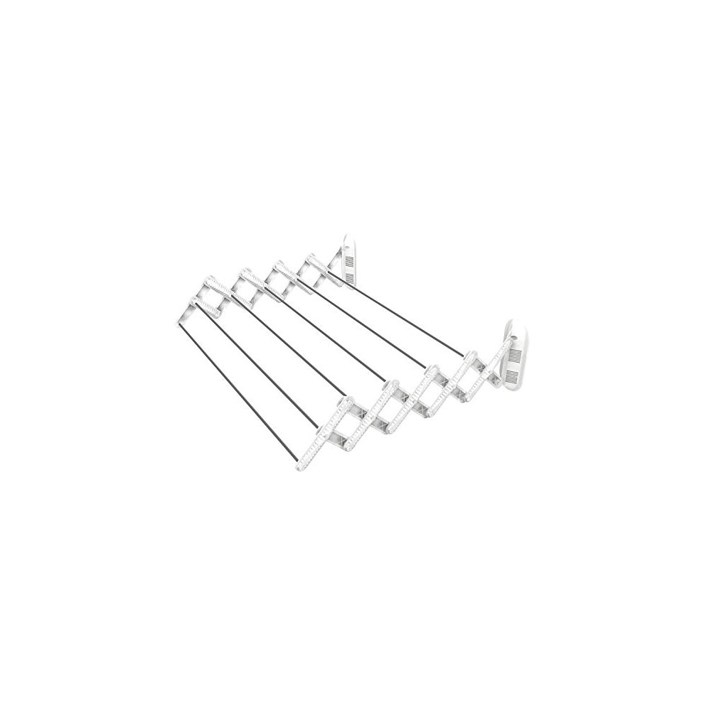 Gimi Skatto 70 Wall-Mounted Clothes Dryer In Aluminium And Resin, 4 M Drying Length