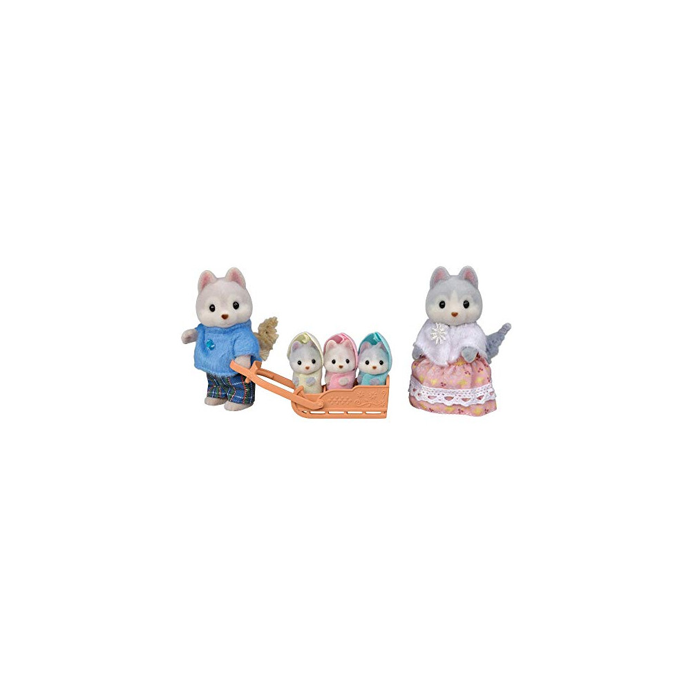 Sylvanian Families Husky Family,Multicolor,?3 x 3.5 x 8.5 cm