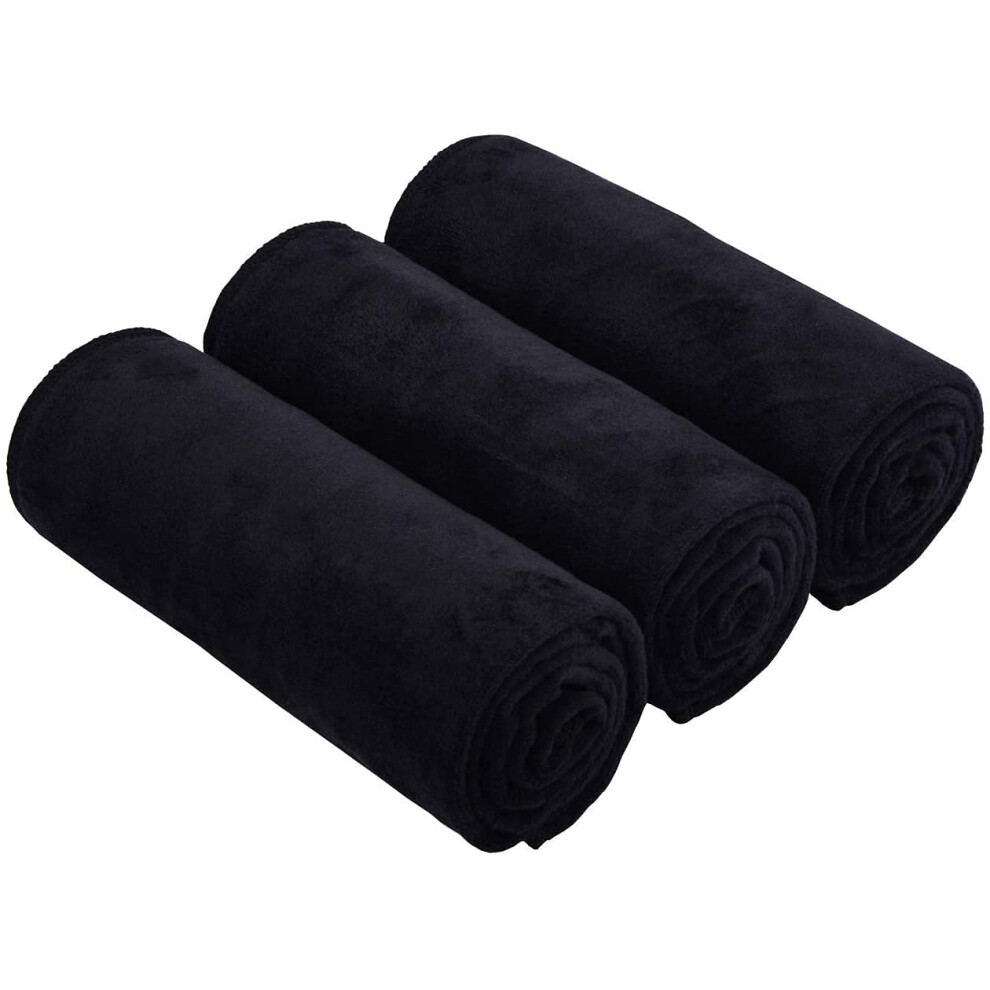 FYIEN Gym Towels Microfibre Sports Towels Fast Drying Absorbent Workout Sweat Towels for Gym Fitness Yoga Camping Travel Hiking Beach for Men and