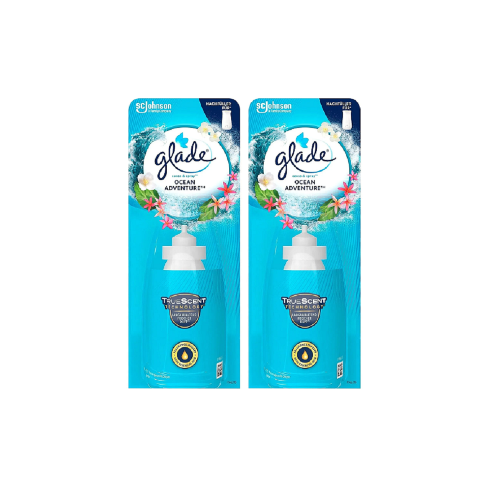 Glade Air Freshener Sense & Spray Refills Ocean Adventure (2x 18ml)