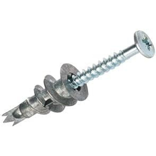 Fischer Fischer Plasterboard Fixings Metal (PK100) | Expansion Fasteners/Hardware, 42793 2