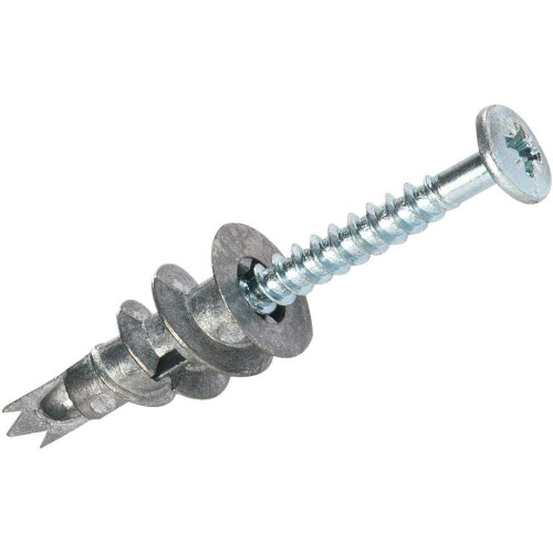 Fischer Fischer Plasterboard Fixings Metal (PK100) | Expansion Fasteners/Hardware, 42793