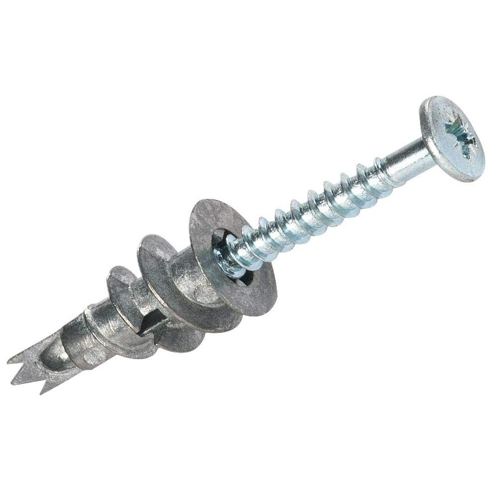 Fischer Plasterboard Fixings Metal (Pk100) | Expansion Fasteners/Hardware, 42793