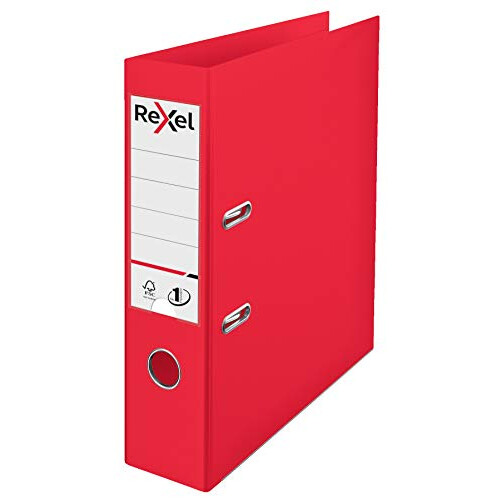 Rexel Choices A4 Lever Arch Files, 3 File Folders, Assorted: Black, Red and Blue Files 1