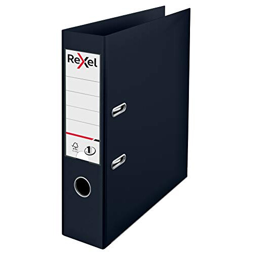 Rexel Choices A4 Lever Arch Files, 3 File Folders, Assorted: Black, Red and Blue Files 2