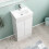 NES Home Nes Home 450mm Freestanding 2 doors Basin Vanity Unit  White Flat Pack 4