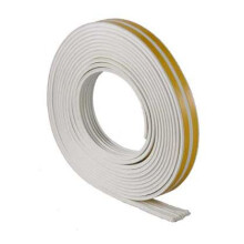 (P, Brown) E,P Rubber seal Draught Self Adhesive Window Door Excluder 6m