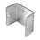 Yuzet Yuzet 44mm and 51mm Fence Panel Clips Galvanised 1