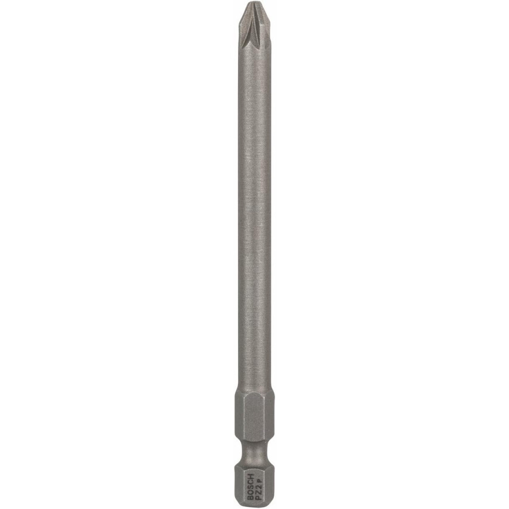 Bosch 2607001583 Extra Hard Screwdriver Bit, Pz 2, 89mm Length, Pack of 3