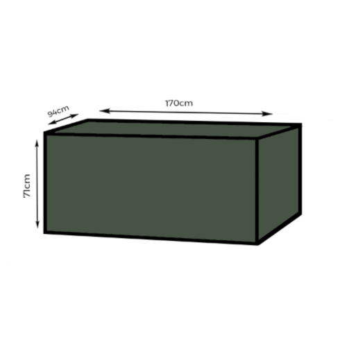 Yuzet Yuzet XT 6 Seater Rectangular Table Cover  L170 x W94 x H71  100% Waterproof 1