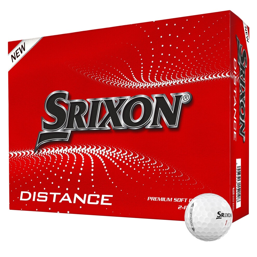 Srixon Distance 10 {NEW MODEL} - Dozen Golf Balls - High Velocity and Responsive Feel - Resistant and Durable - Premium Golf Accessories and Golf