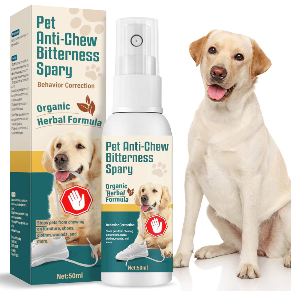 Bitter Dog Spray Anti Chew Spray for Dogs Cats Bitter Spray Deterrent for Indoor and Outdoor Use Protect Your Furniture and Prevents Dogs From on OnBuy