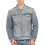 Levi's (Blue, XL) Levi's Mens Trucker Jacket Regular Fit Cotton Button Up Denim Jacket Blue 1