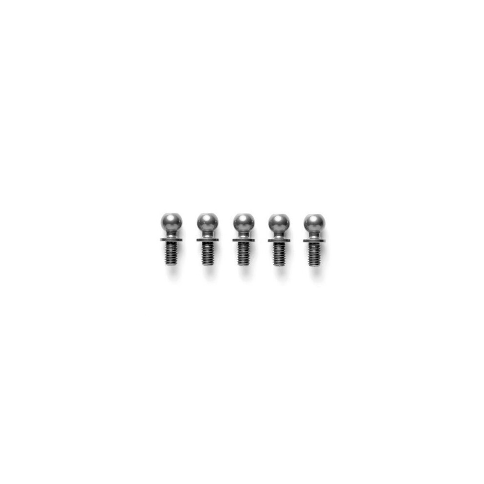 TAMIYA 53968 5x5mm Hard Hex Head Ball Head Connector x5 58441 - RC Car Spares