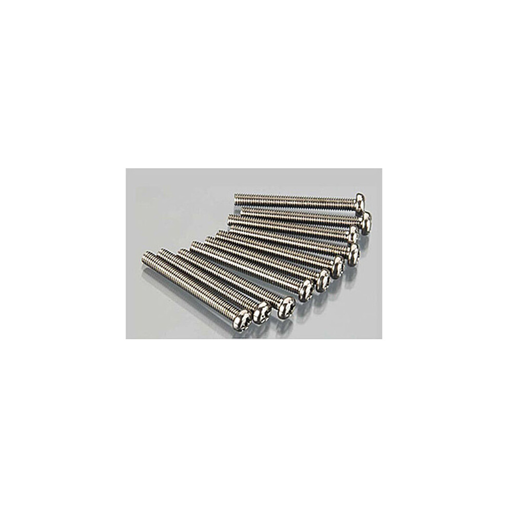 TAMIYA 9804163/19804163 3x27mm Screw (10 Pcs.) (Brat/Boomerang/Trucks/Hotshot)