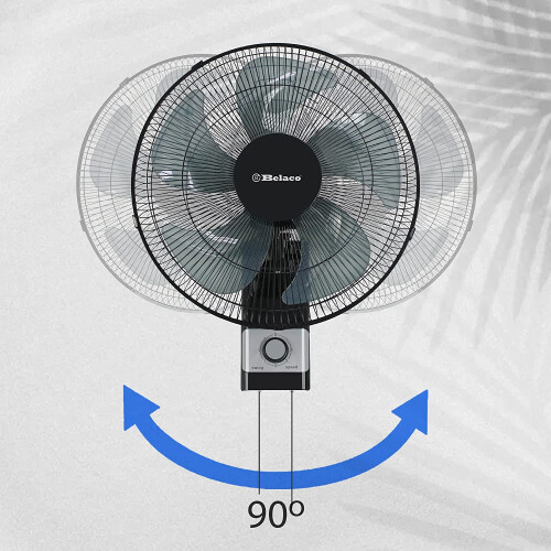 Belaco Wall Fan 16 Inch Wall Mounted 3 Speed 1