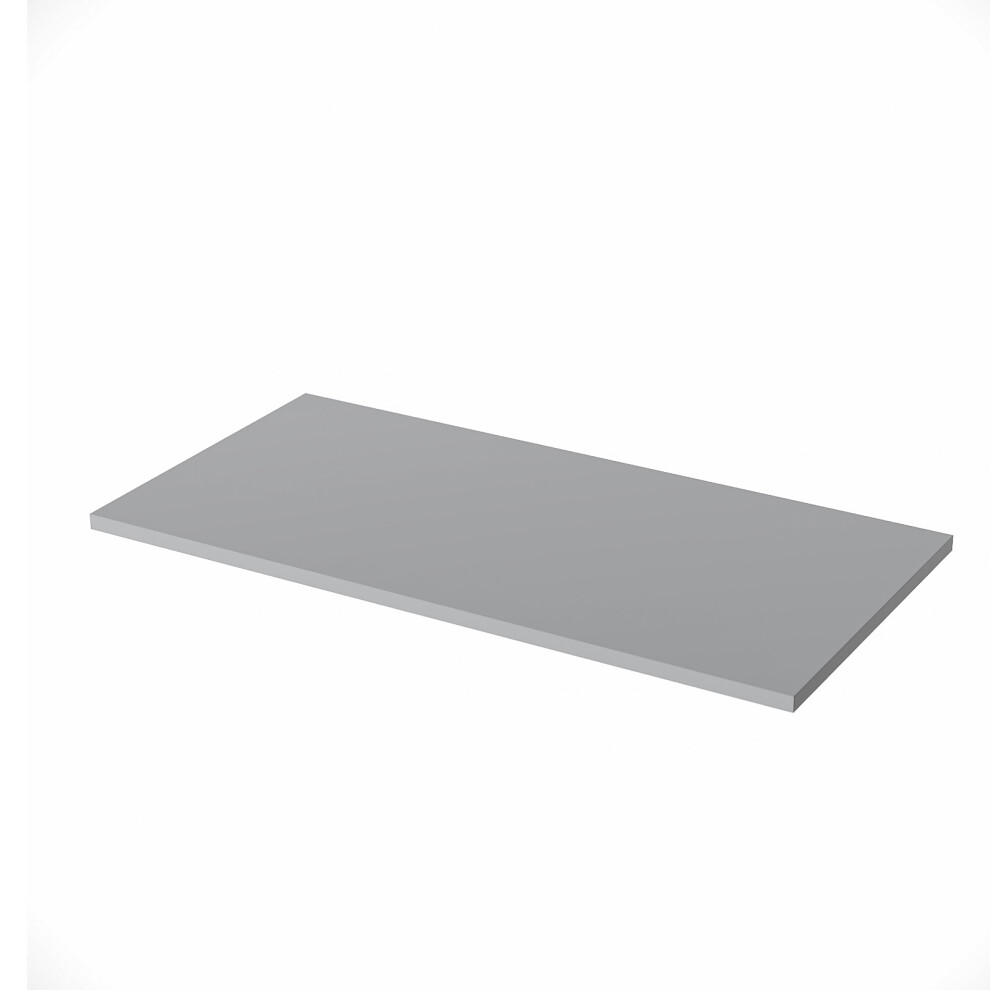 Nes Home 805mm Grey MDF Bathroom Worktop For Vanity Cabinet