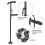 Double handle foldable and extendable cane gift for elderly parents 9