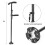 Double handle foldable and extendable cane gift for elderly parents 10