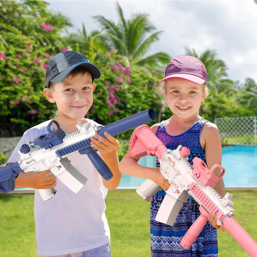 Electric Water Gun, Ultra-Long Range One-Touch Automatic Water Gun 1