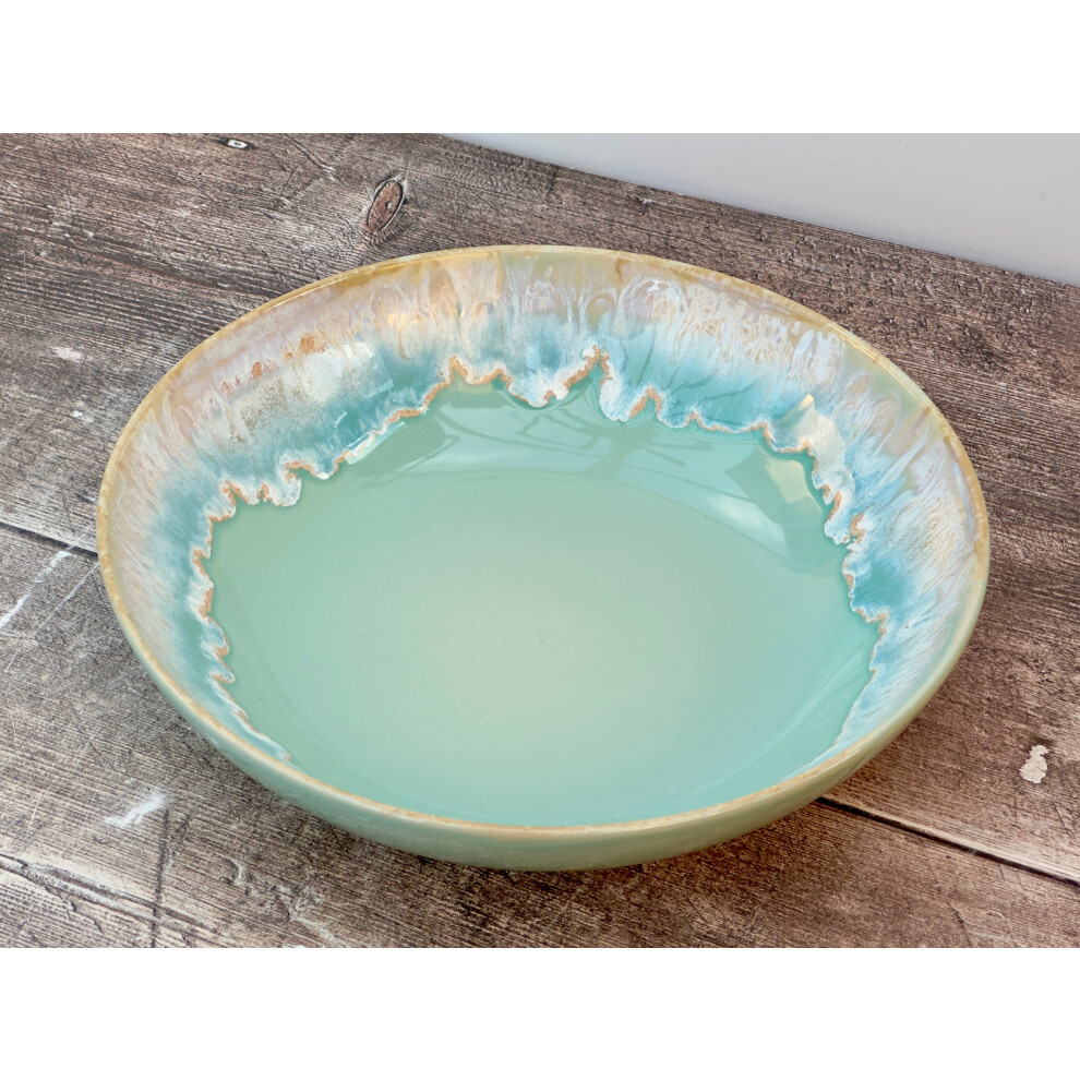 Turquoise Serving / Pasta Bowl, 21.5cm