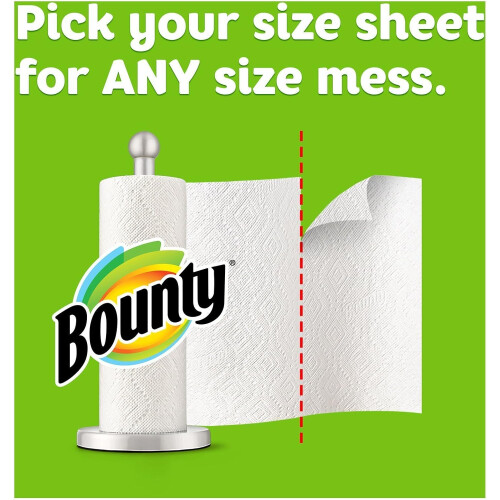 Bounty Select-A-Size Paper Towels, White 105 sheets/roll, 12 rolls 2