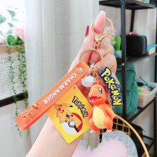 (Charmander) Original Pokmon Figurine Keychain Squirtle Collectible Gift For Fans And Enthusiasts