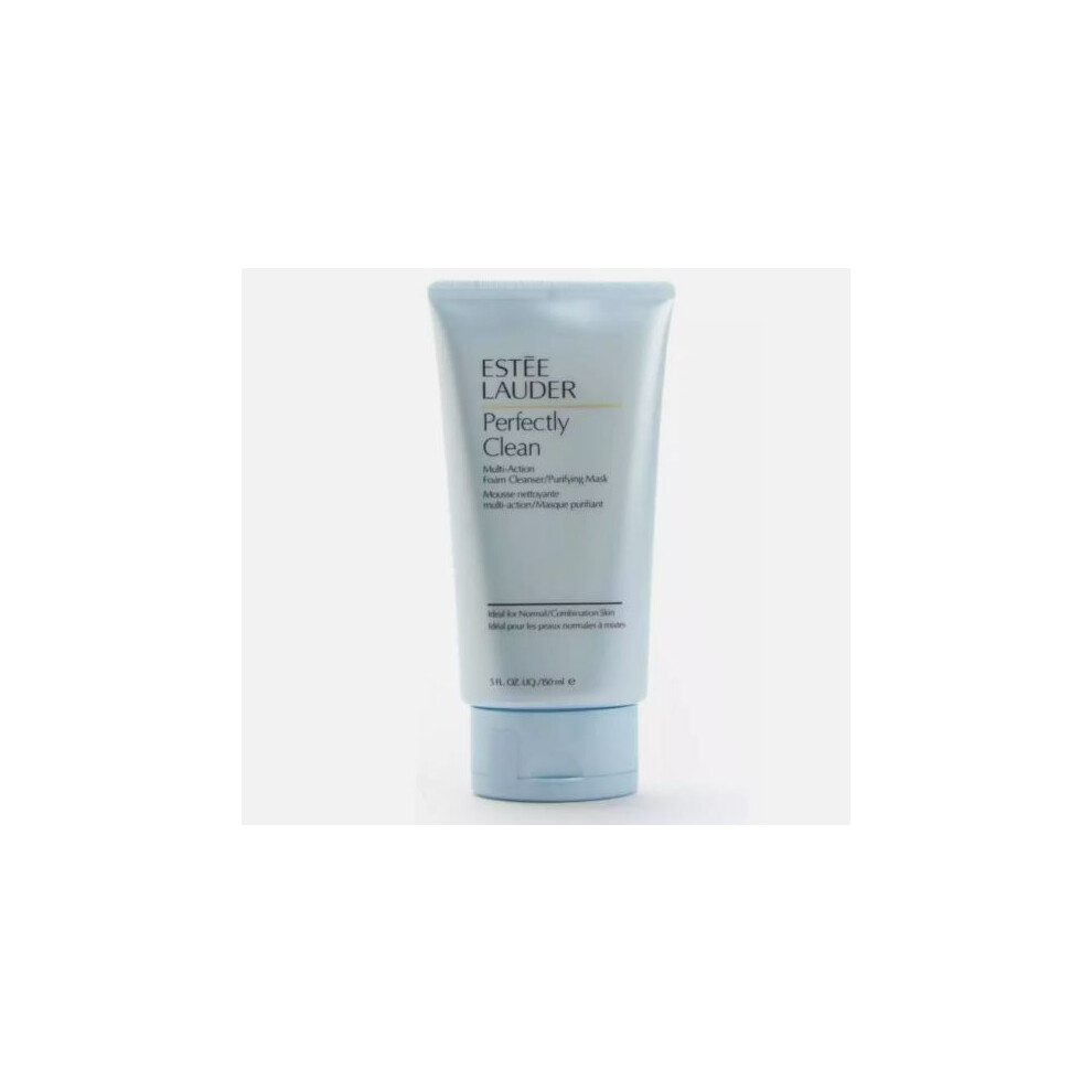 Estee Lauder Perfectly Clean Multi Action Foam Cleanser Purifying Mask 150ml New