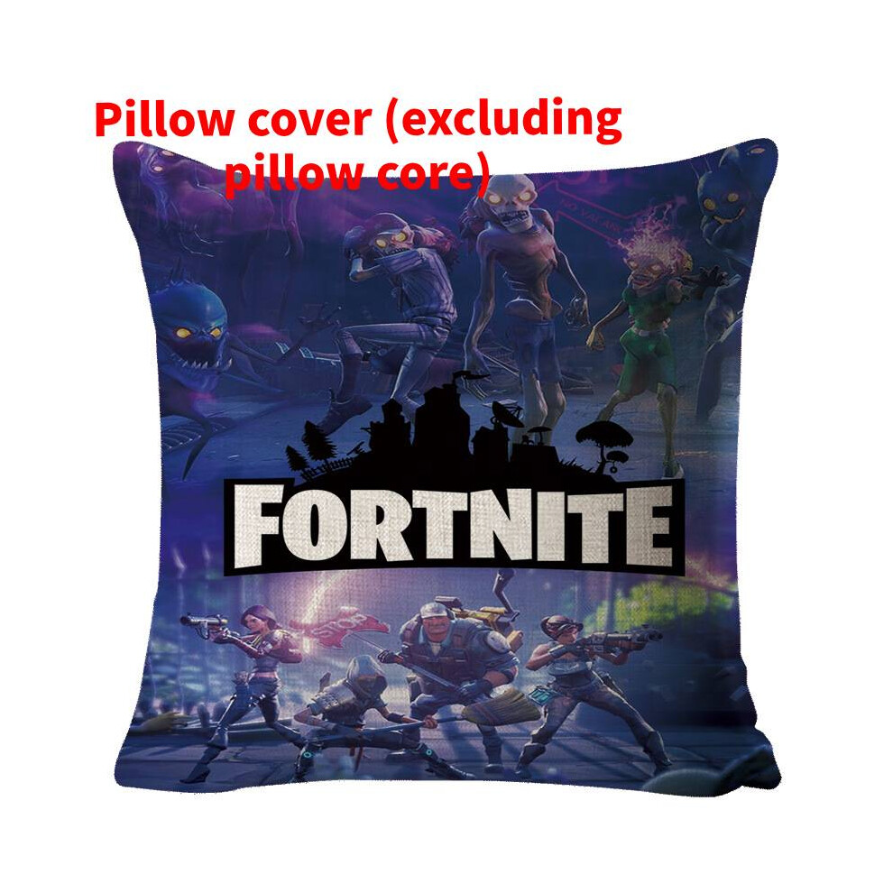 (Style I) Fortnite Christmas Pillowcase Comfortable Cartoon Pp Cotton Linen Material Gift