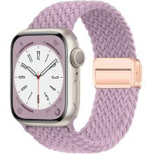 (Lavender, 38mm 40mm 41mm) Strap For Apple Watch Band 44mm 40mm 45mm 49mm 41mm 38mm 42mm 44 45 mm magnetic Bracelet iWatch Series Ultra 2 9 se 8 7 6 5 4 3