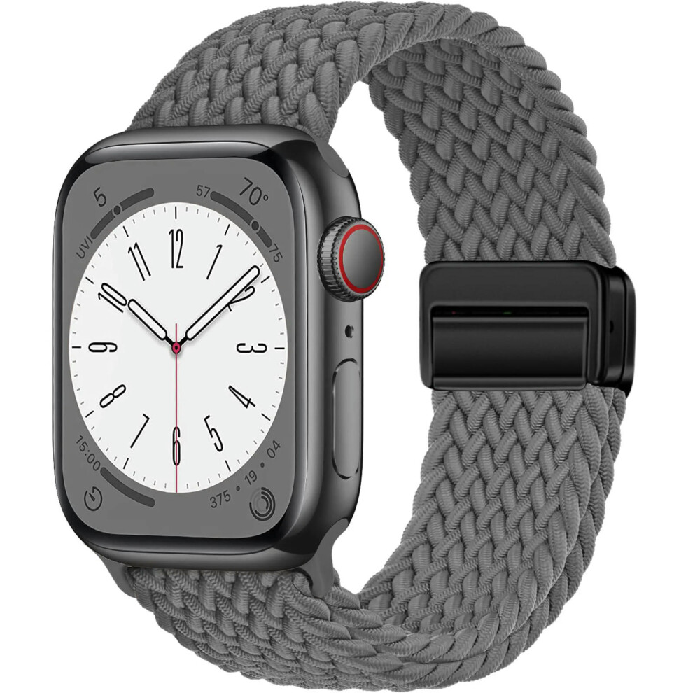 (gray, 42mm 44mm 45mm 49mm) Strap For Apple Watch Band 44mm 40mm 45mm 49mm 41mm 38mm 42mm 44 45 mm magnetic Bracelet iWatch Series Ultra 2 9 se 8 7 6