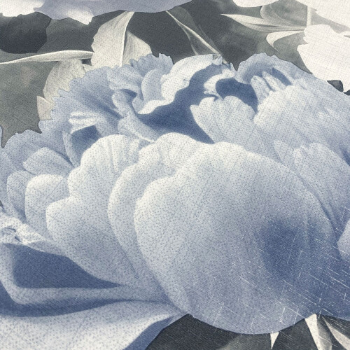 Muriva (Blue) Doretta Floral Textured Vinyl Wallpaper Muriva 2