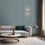 Muriva Venezia Stripe Texture Wallpaper Blue Muriva M66501 1