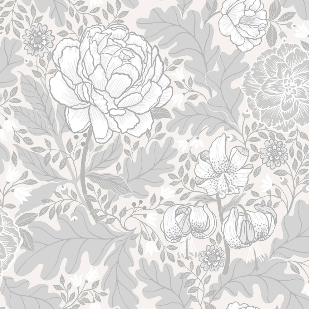 Galerie - Wallpaper - Silver - Extra Large - Image 2