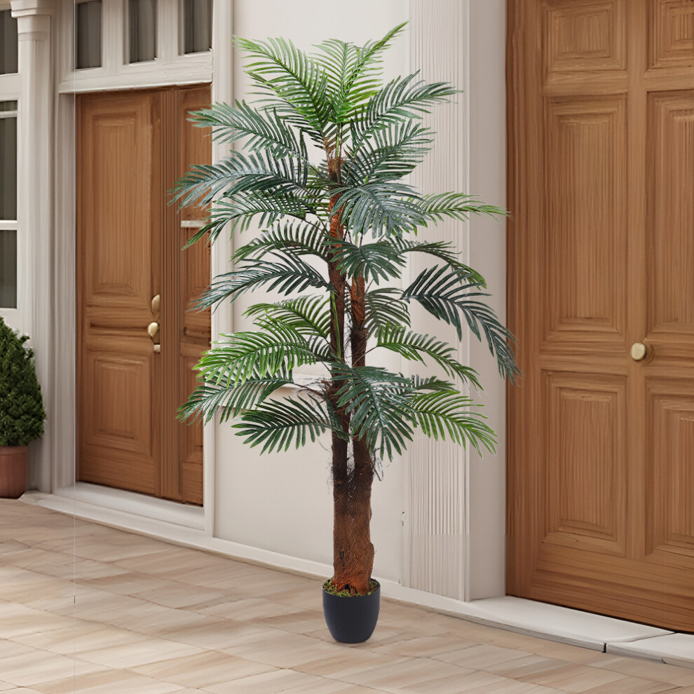 200cm Artificial Cycas Palm Decorative Plant in Planter