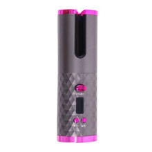 Curling Iron Cordless Automatic Hair Curler USB Rechargeable Curls Waves LCD Display