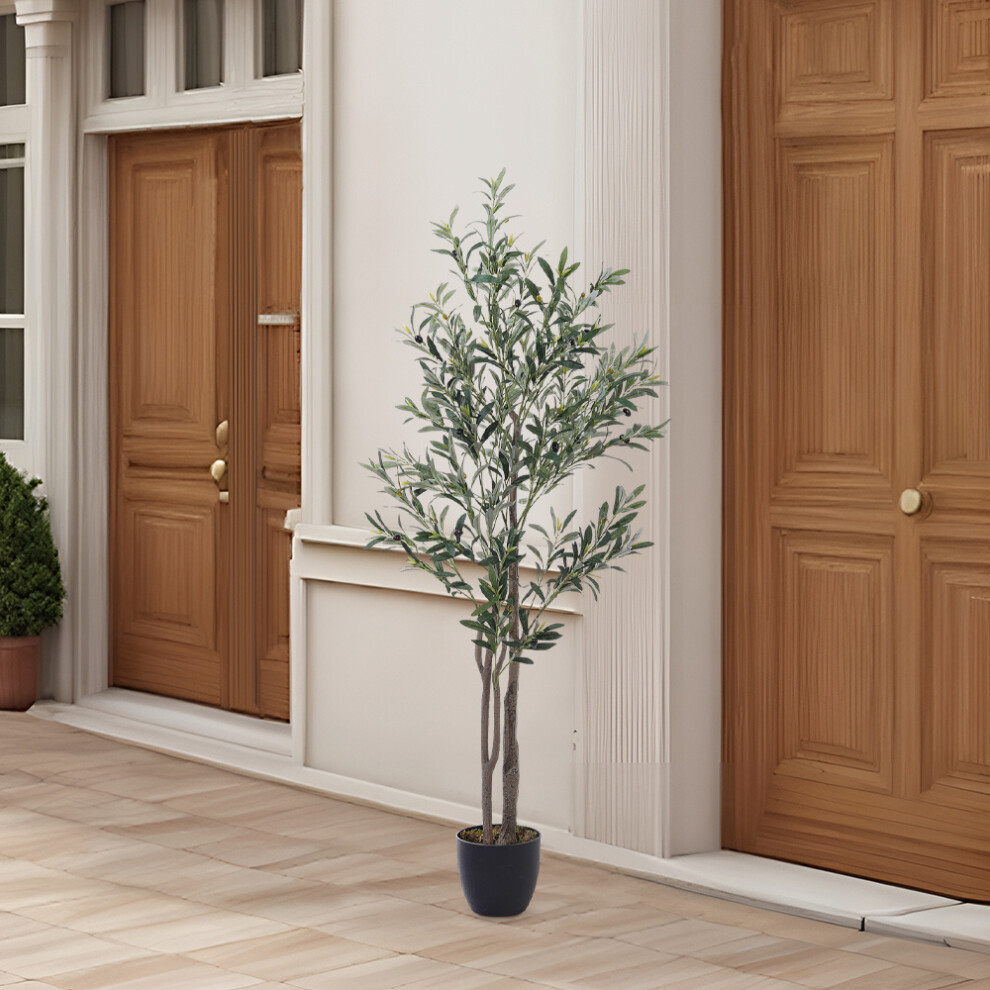 165cm Artificial Olive Tree Decorative Plant in Planter