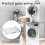 Living And Home Dryer Washing Machine Stacking Kit 4