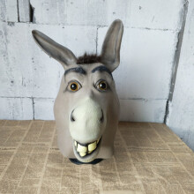 (maolv RJ) Halloween Donkey mask loquacious donkey dance mask