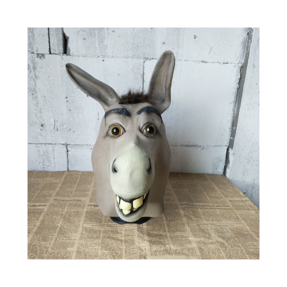 (maolv  RJ) Halloween Donkey mask loquacious donkey dance mask