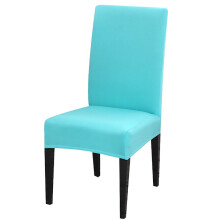 (Blue, 6Pcs) Stretchable Spandex Dining Chair Cover - Easy to Install and Clean