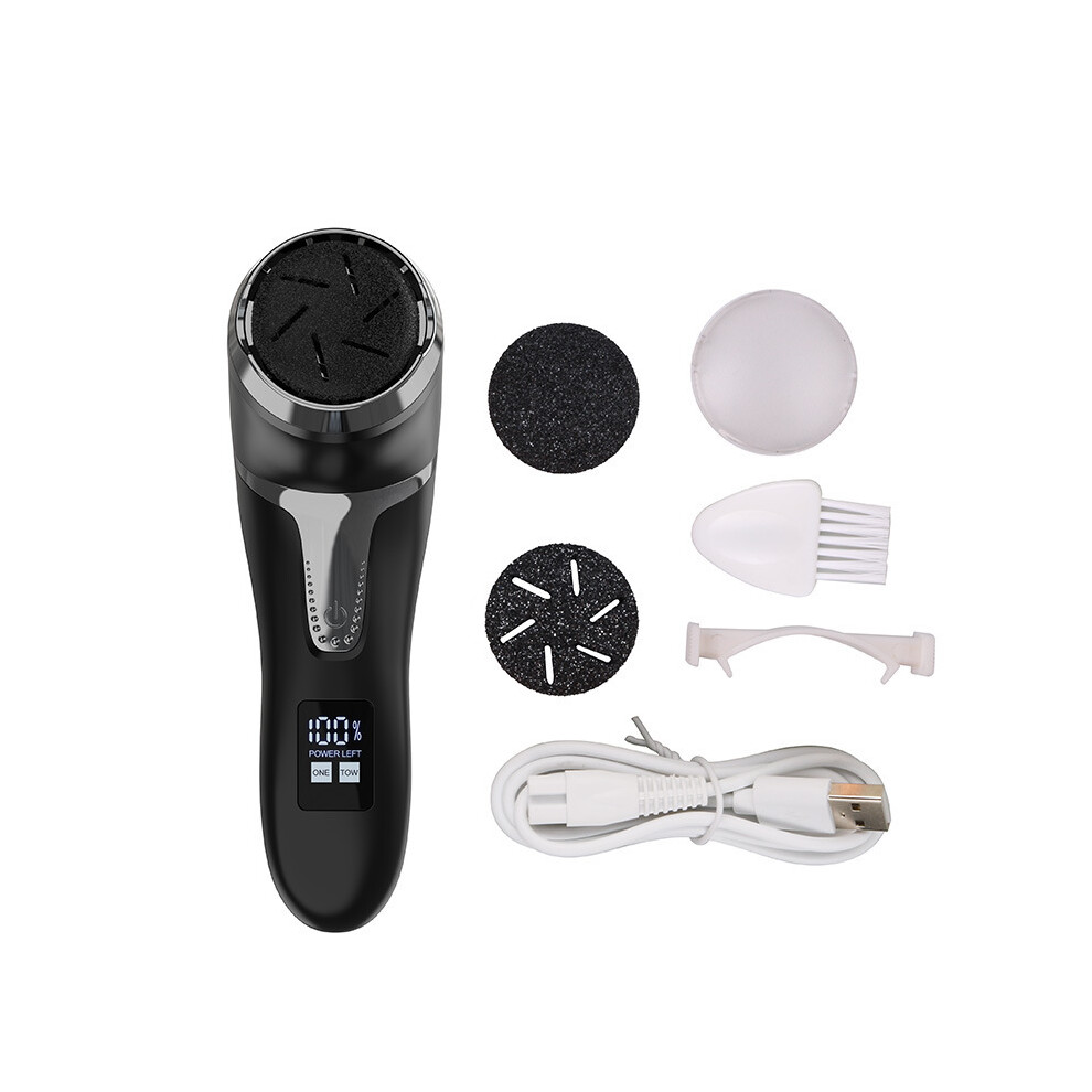 Flemye Black (Black) Pedicure Machine Tools Professional Foot Dead Skin Remover