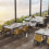 Rectangle Kitchen Dining Table Sintered Stone Tempered Glass Top 5