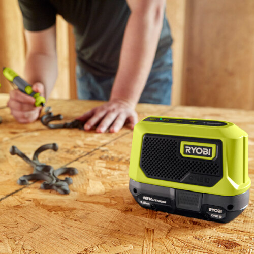 Ryobi Ryobi ONE+ Bluetooth Mini Speaker 18V RBTM18-0 (Tool Only) 1