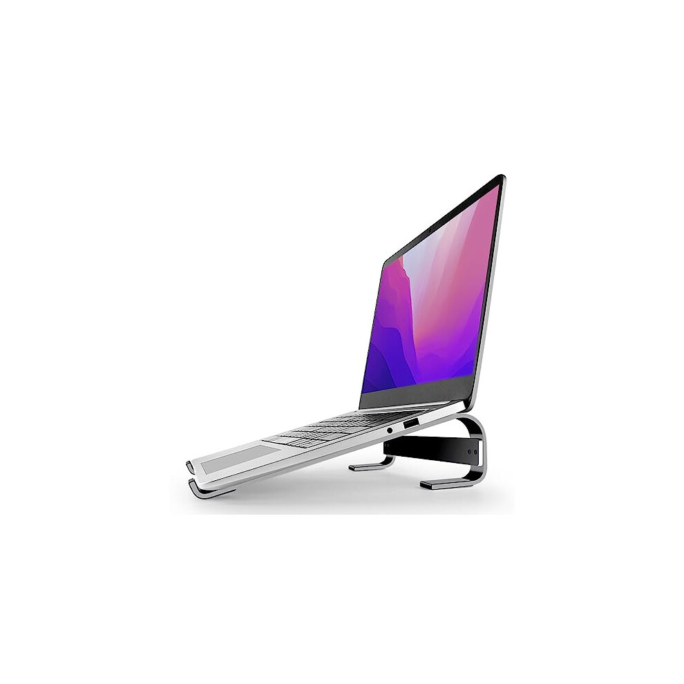 Mmobiel Laptop Stand - Laptop Riser 10 To 18 Inches - Ventilated Laptop Holder Universal - Laptop Stand For Desk Compatible With Macbook, Notebook, 5051216574262