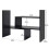 Hossejoy Adjustable MDF Desktop Bookshelf Desk Storage Organizer Display Shelf Rack, Counter Top Bookcase, Black 3