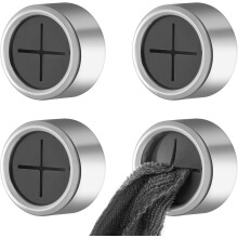 Prasacco 4 Pack Kitchen Towel Hooks Self Adhesive Tea Towel Holders Tea Towel Tea Towel Clips Towel Holders Kitchen Bathroom Home Campervan Motorhome