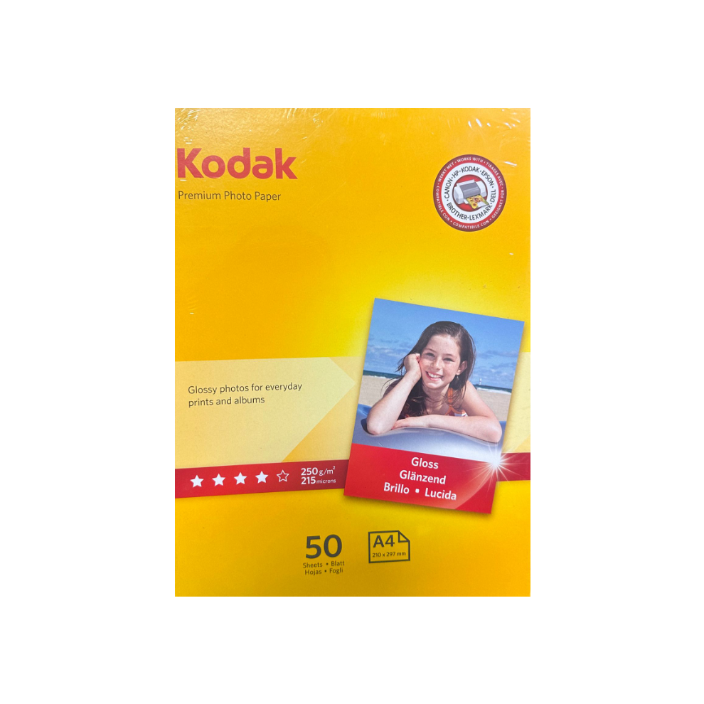 Kodak Premium Photo Inkjet Paper (glossy) A4, 50 sheets