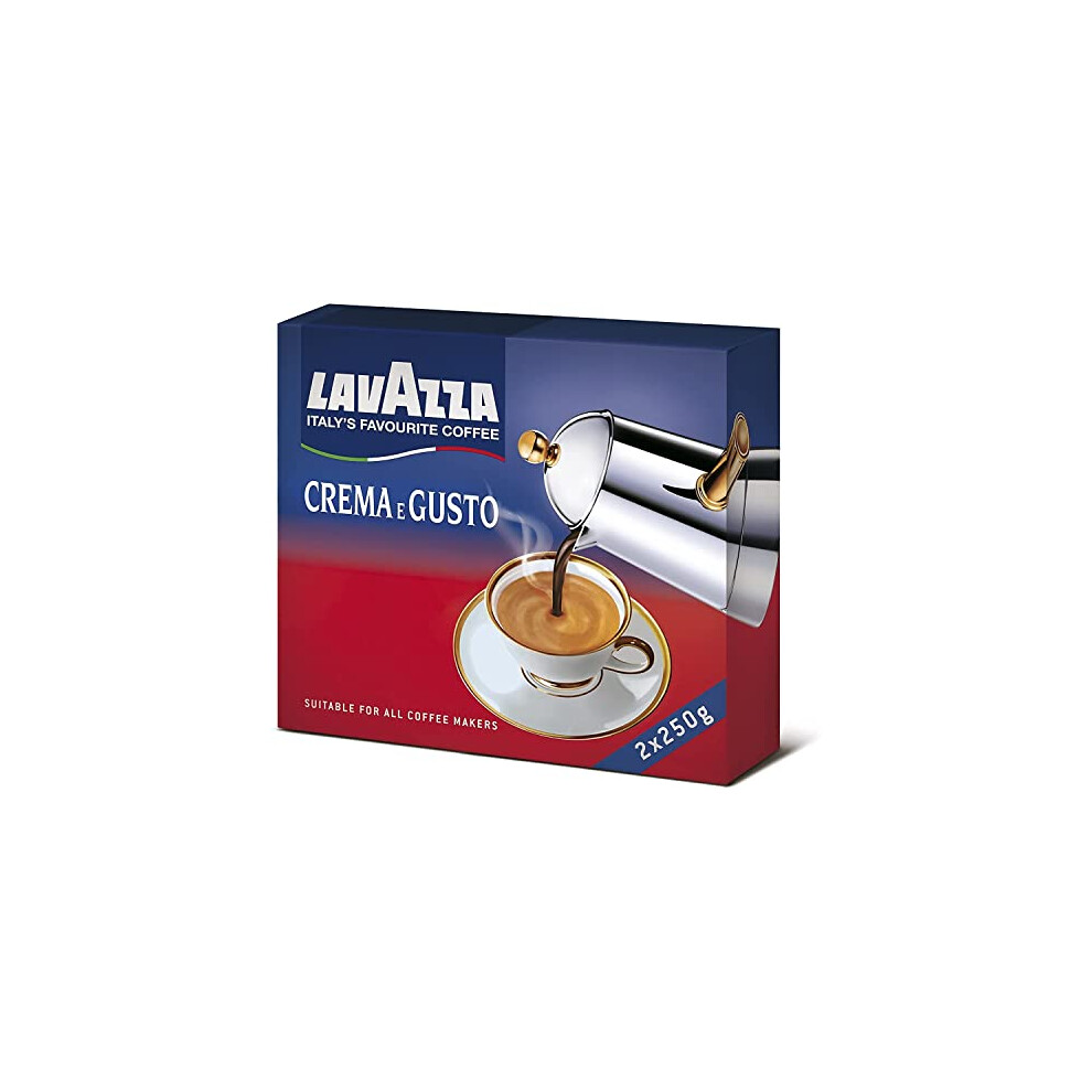 Lavazza Coffee Crema E Gusto, ground, Pack of 4, 4 x 250g